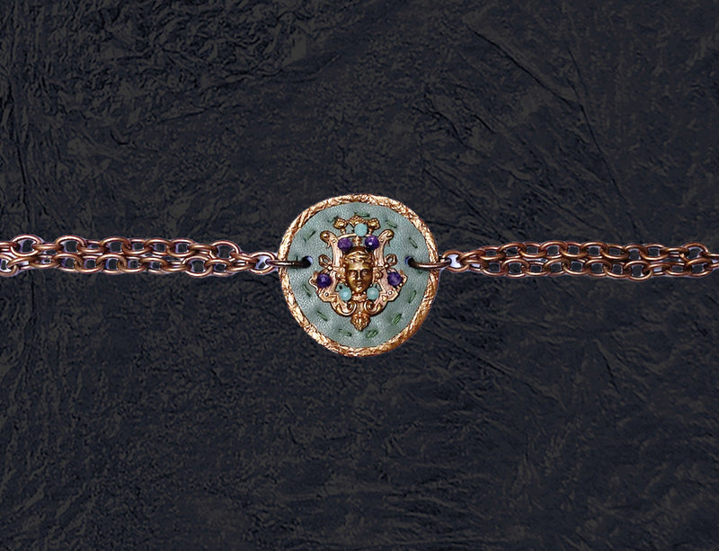 GILDED BRACELET : Copper Filigree G i l d e d   M a n e