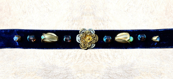 GILDED HEADBAND : Vintage Brass Filigree Floral Crown G i l d e d   M a n e